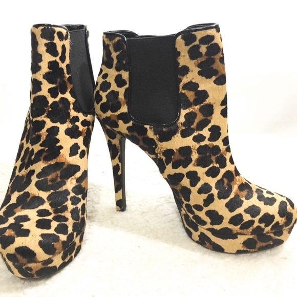 Gianni Bini Shoes - Gianni Bini Leopard Print Booties